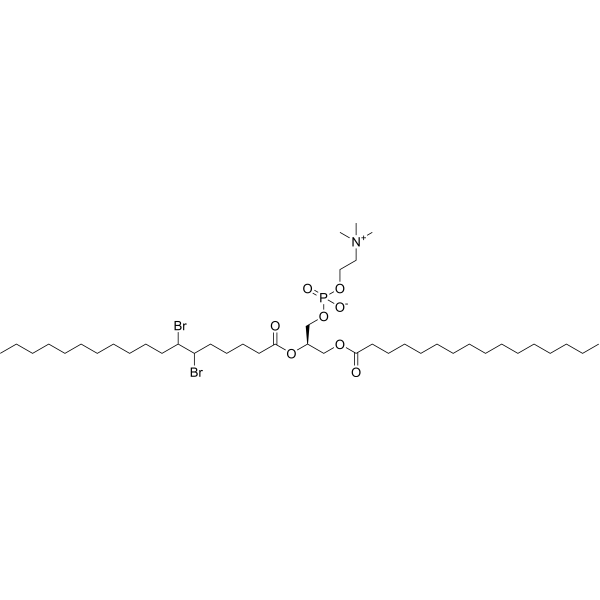 1-Palmitoyl-2-(6,7-dibromo)stearoyl-sn-glycero-3-phosphocholine 324054-50-4